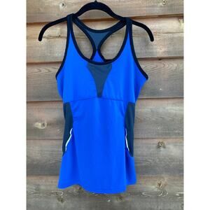 Under Armour blue running athletic tank top